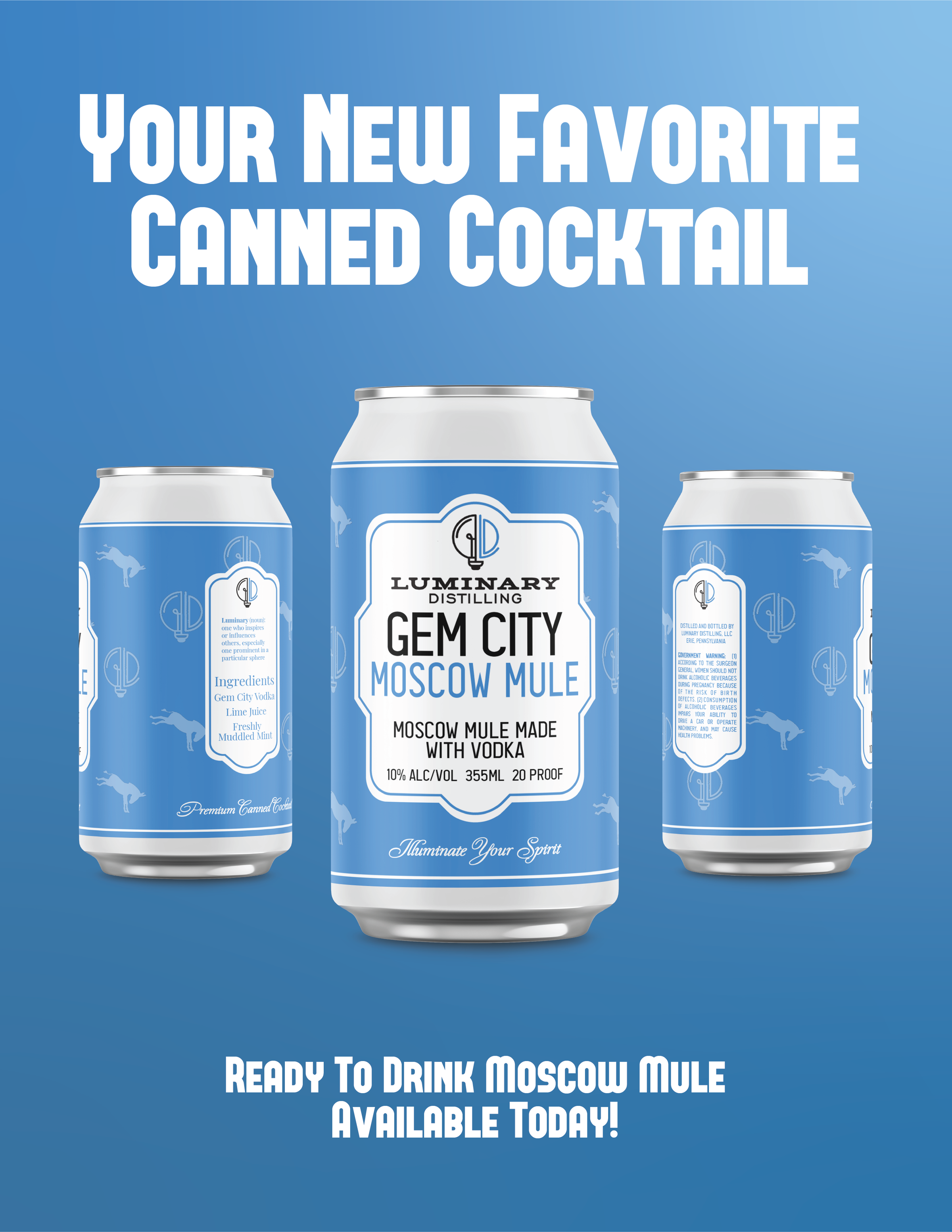 M・A・C ステイ　キュリアス　パーティ　クルー　ボールド限定品<No.337> Moscow Mule Gem City Can | Luminary Distilling